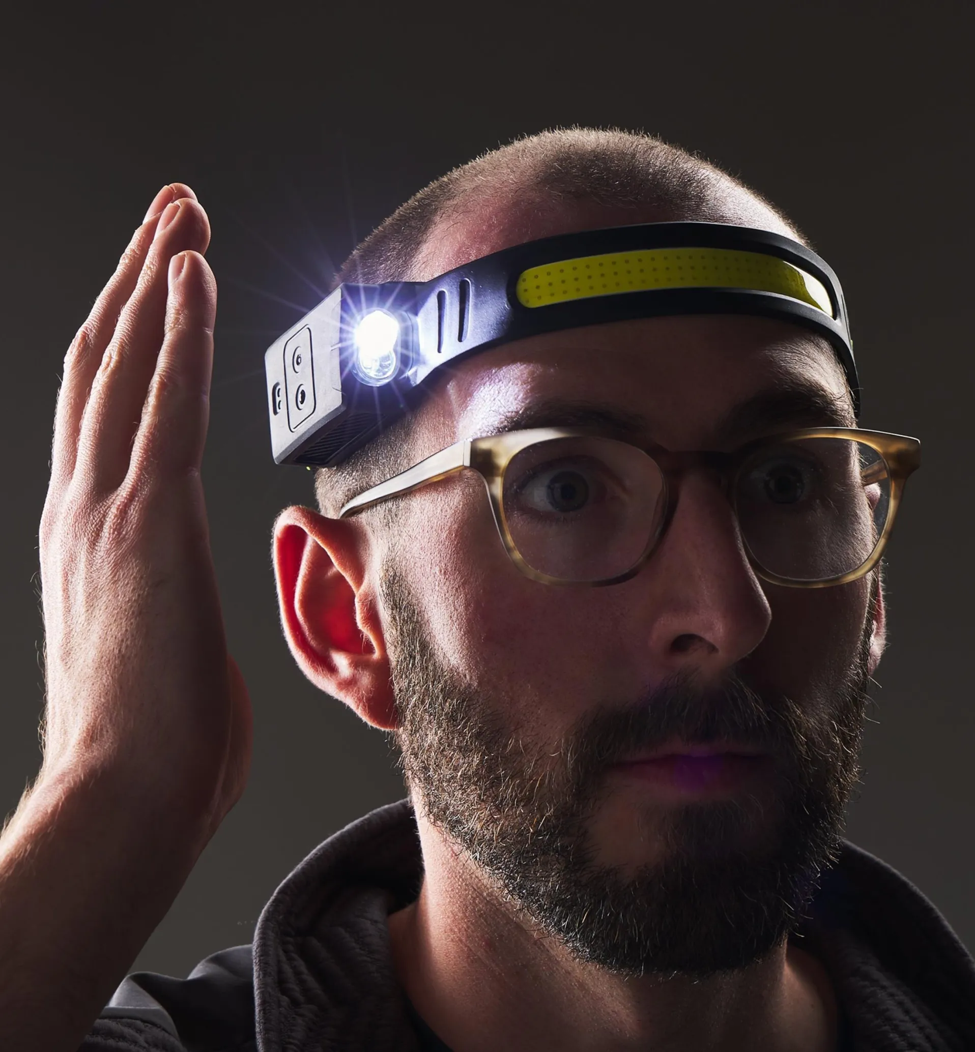 Lee Valley Pair Of Rechargeable COB Headlamps