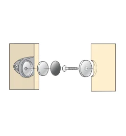 Lee Valley Panel Magnet Cup
