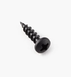 Lee Valley Pan-Head Black Steel Screws