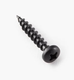 Lee Valley Pan-Head Black Steel Screws