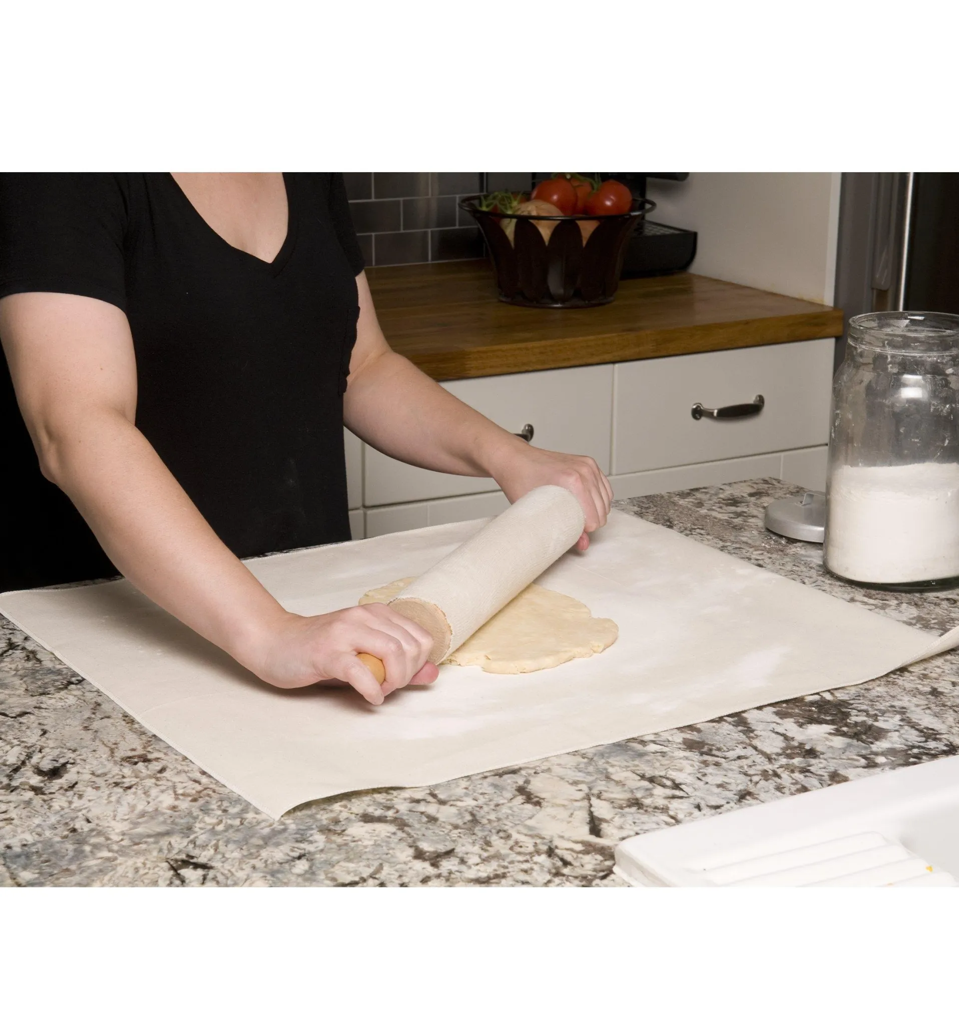 Lee Valley Pastry Cloth & Rolling Pin Cover Set