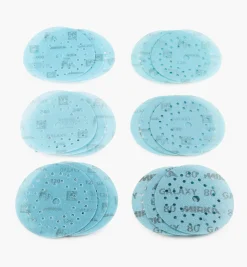 Lee Valley 18-Pc. Sample Pack Of Mirka 5" Galaxy Multifit Grip Discs