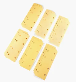 Lee Valley 18-pc. Sample Pack Of Mirka Gold 2 3/4" × 7 3/4" Grip Sheets