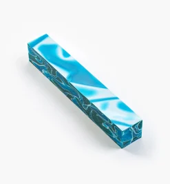 Lee Valley Peacock Mesh Acrylic Acetate Pen Blank