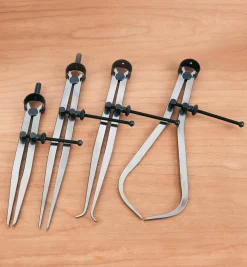 Lee Valley 4-Piece Dividers & Calipers Set