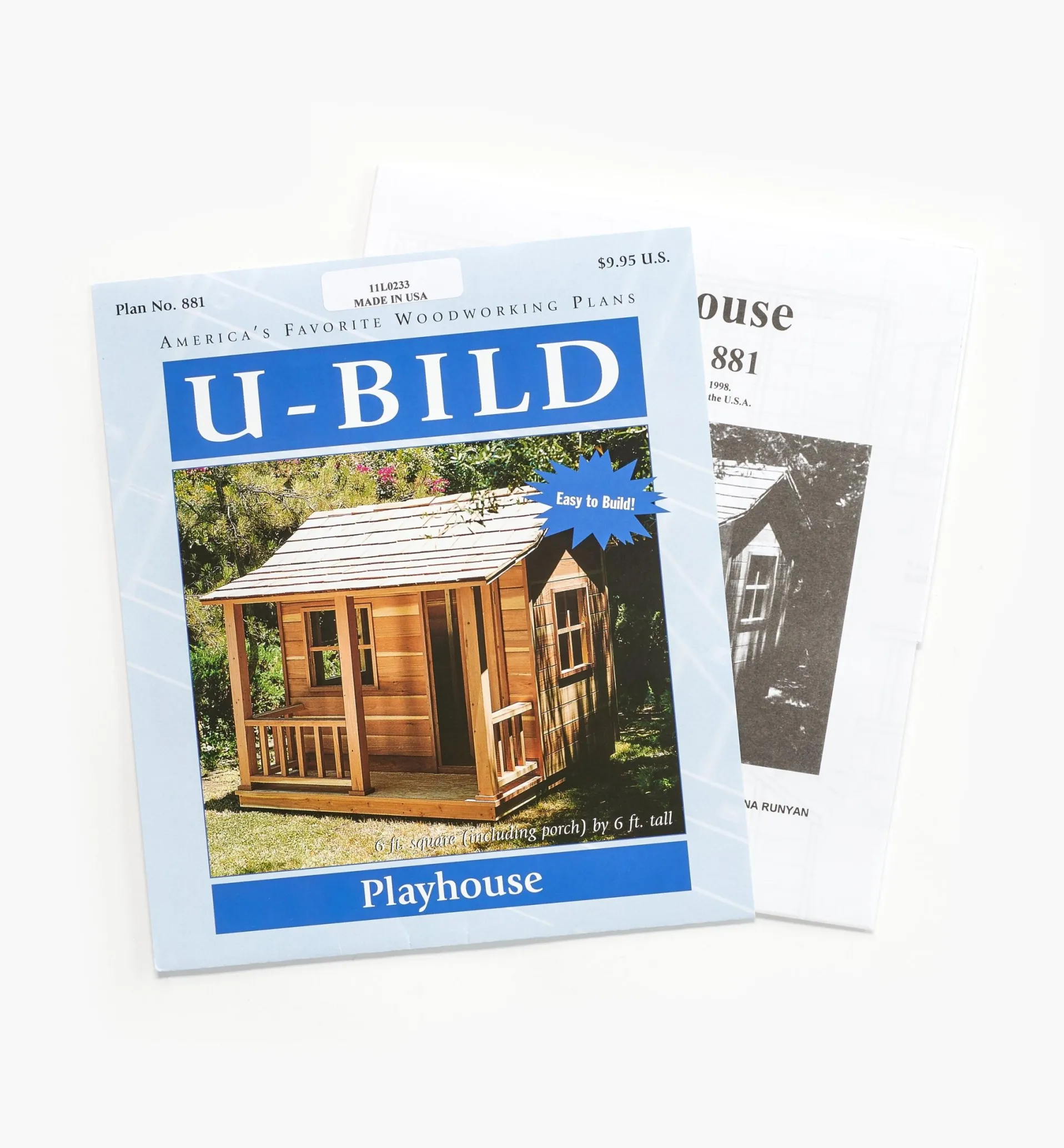 Lee Valley Playhouse Plan