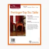 Lee Valley Porringer-Top Tea Table Plan