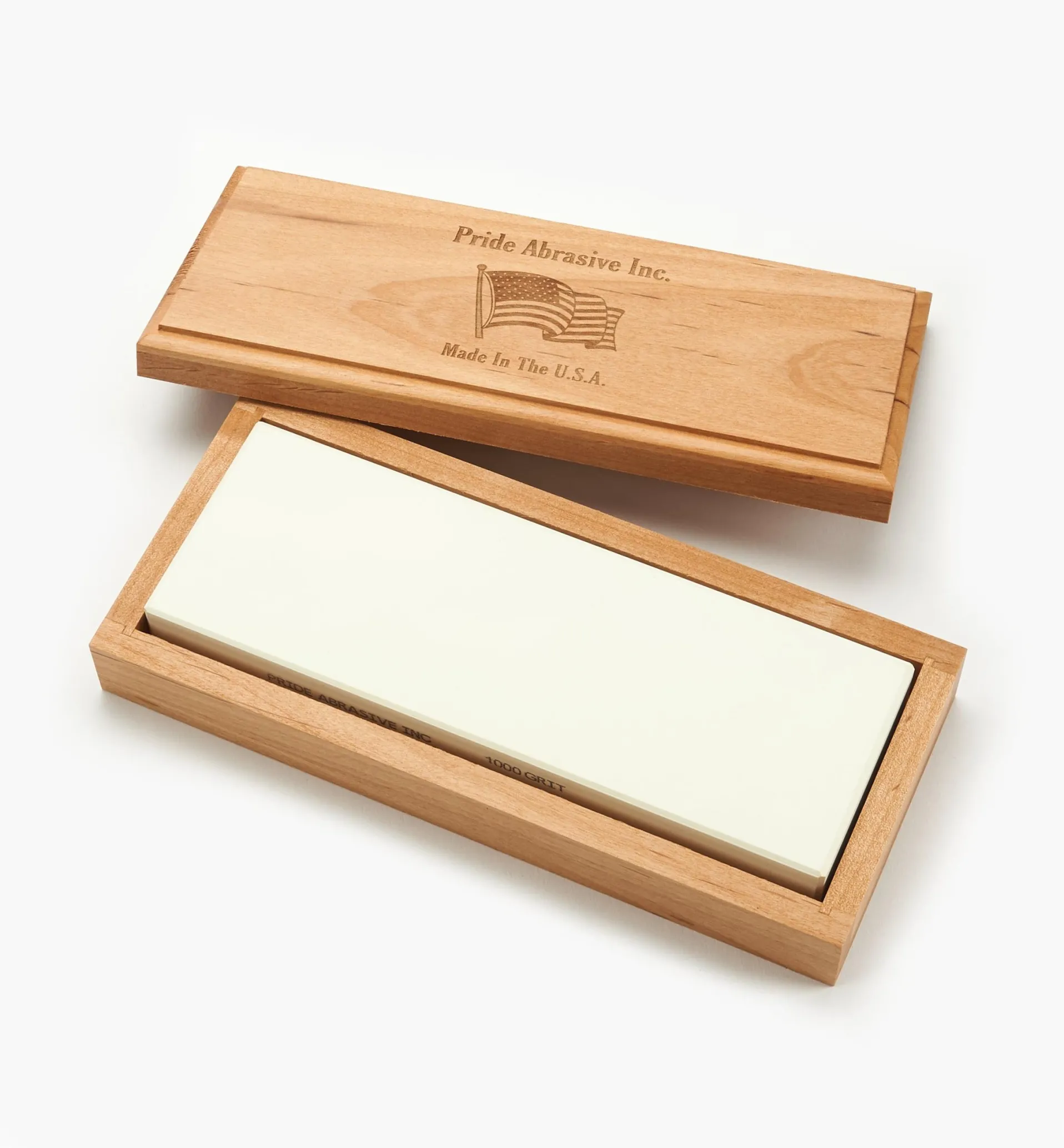 Lee Valley Pride Abrasive Ceramic Water Stones With Wooden Box