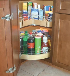 Lee Valley Pull-Out Wooden Kidney Shelf