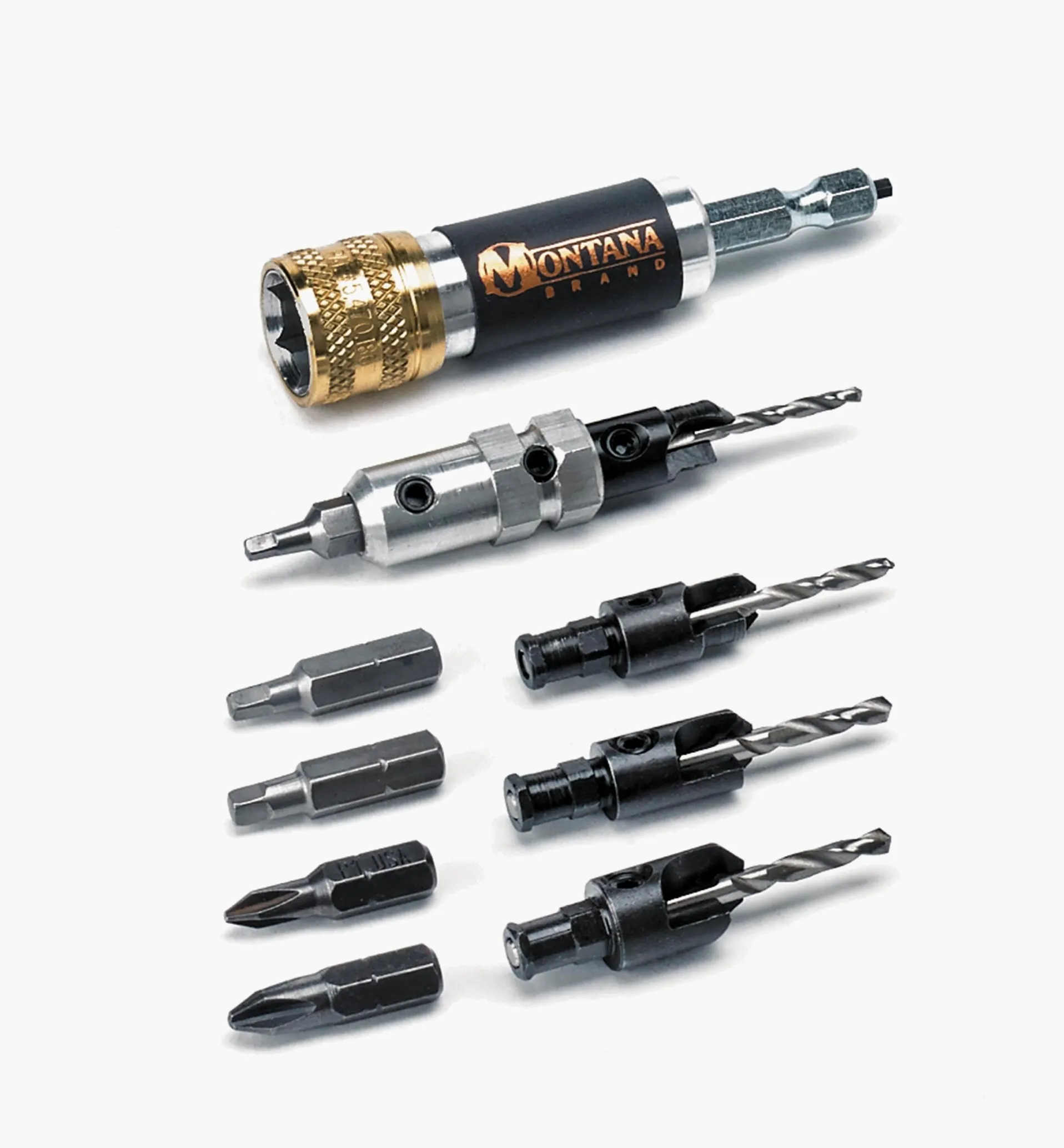 Lee Valley Quick-Change Drill/Countersink Set