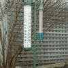 Lee Valley Rain Gauge With Thermometer