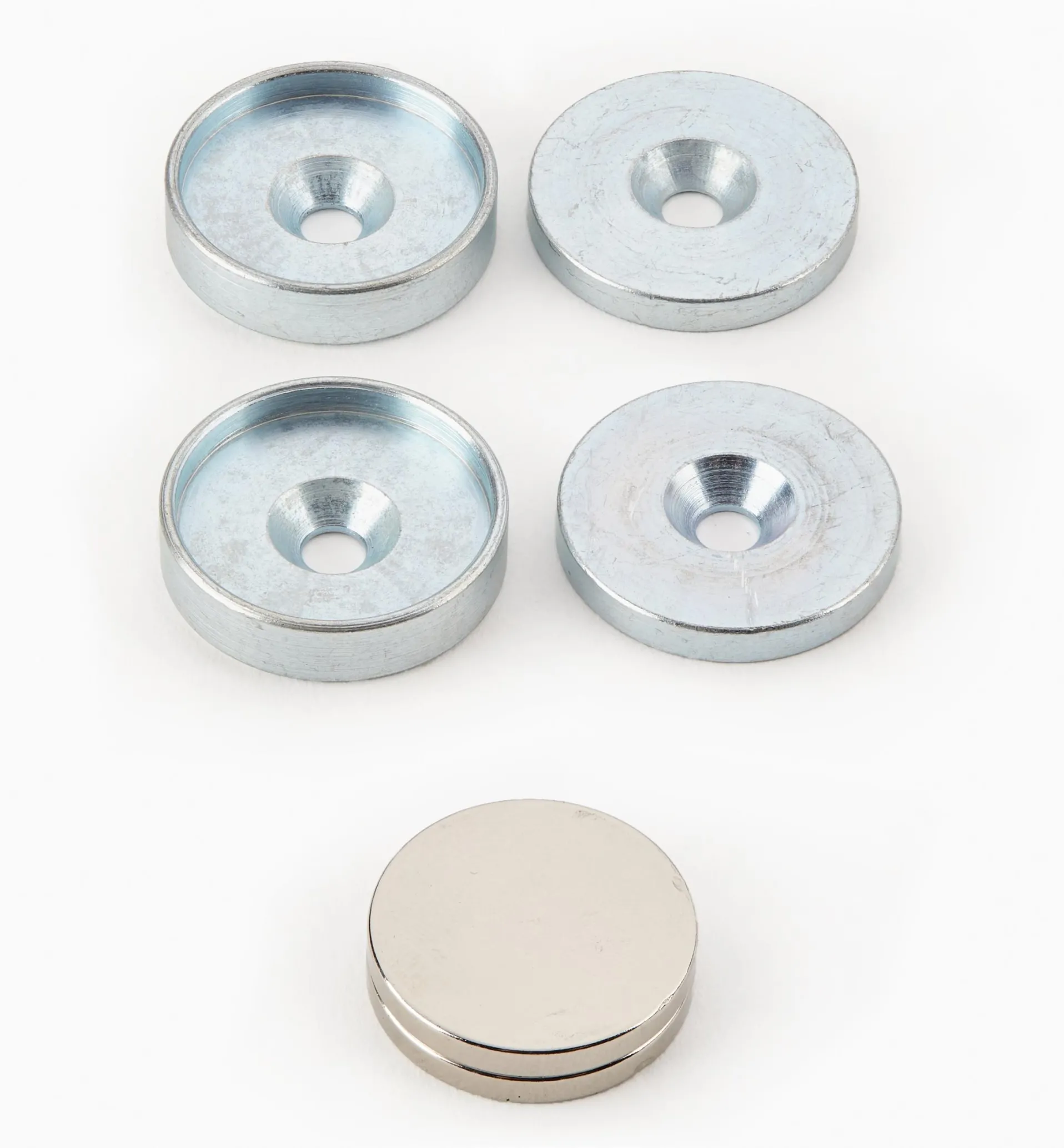 Lee Valley Rare-Earth Magnet, Cup & Washer Sets
