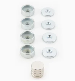 Lee Valley Rare-Earth Magnet, Cup & Washer Sets