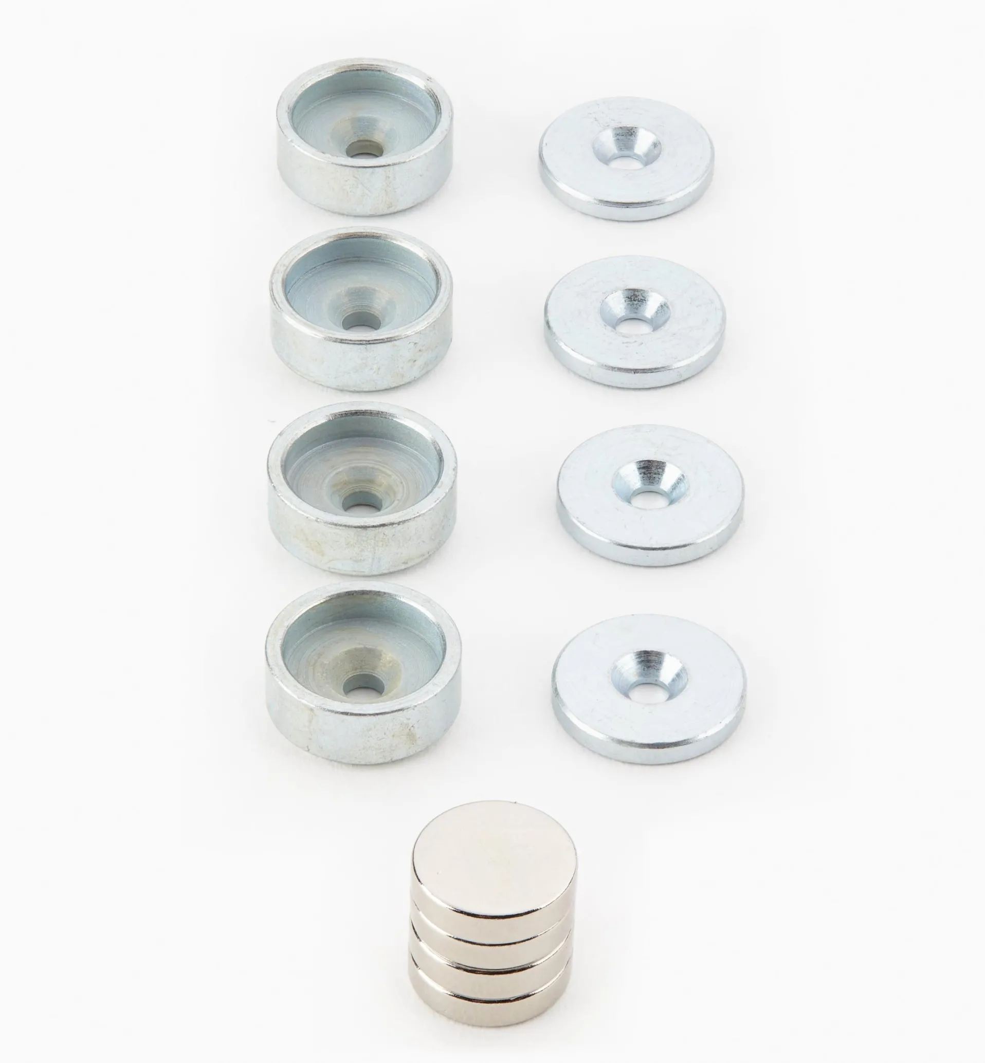 Lee Valley Rare-Earth Magnet, Cup & Washer Sets