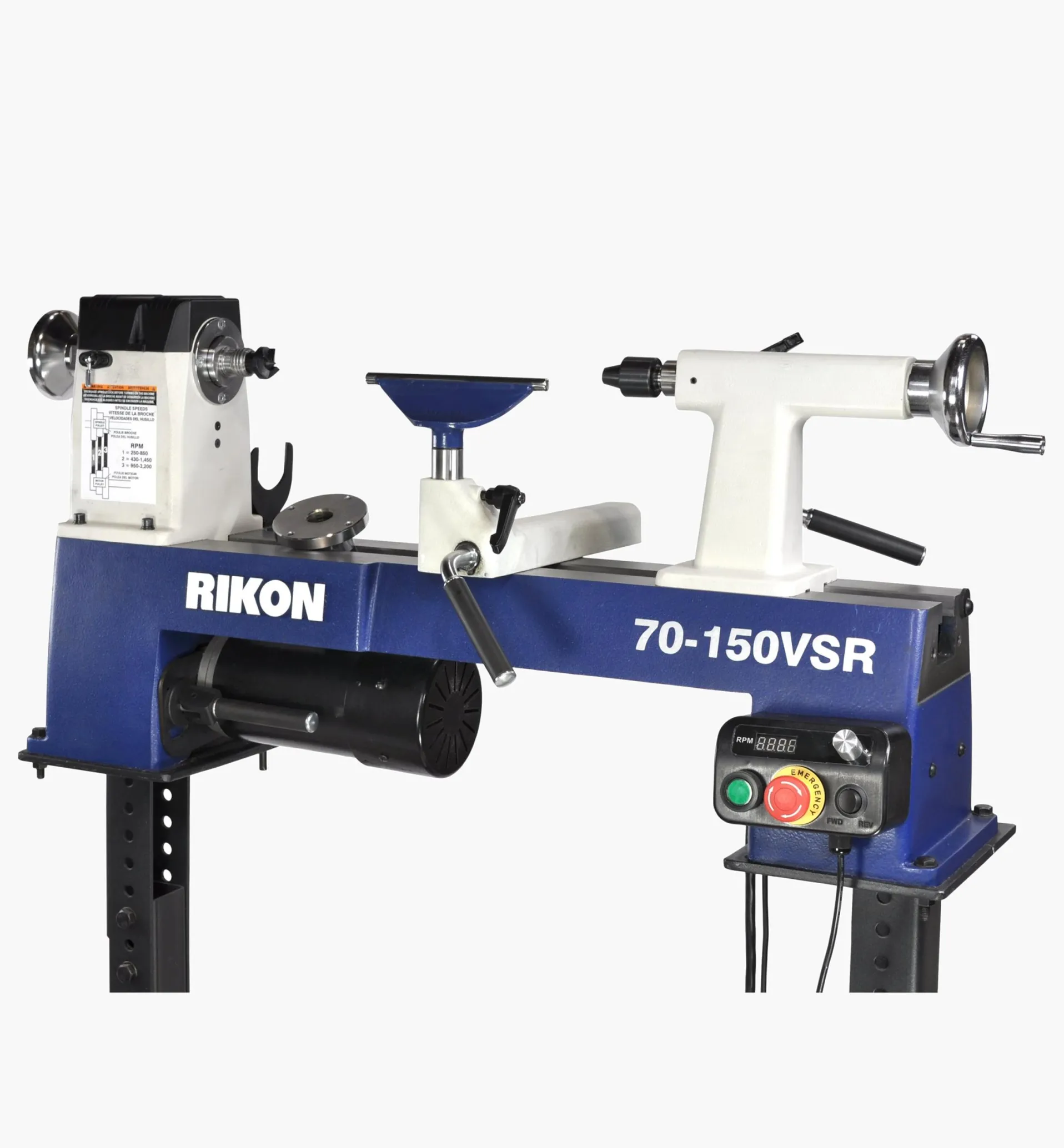 Lee Valley Rikon 12" × 16 1/2" Midi Lathe (70-150VSR)