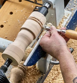 Lee Valley Rikon 1/2 Hp Mini Lathe & Set Of 3 Carbide-Tipped Turning Tools