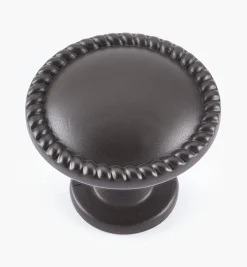 Lee Valley Rope-Edge Round Knob