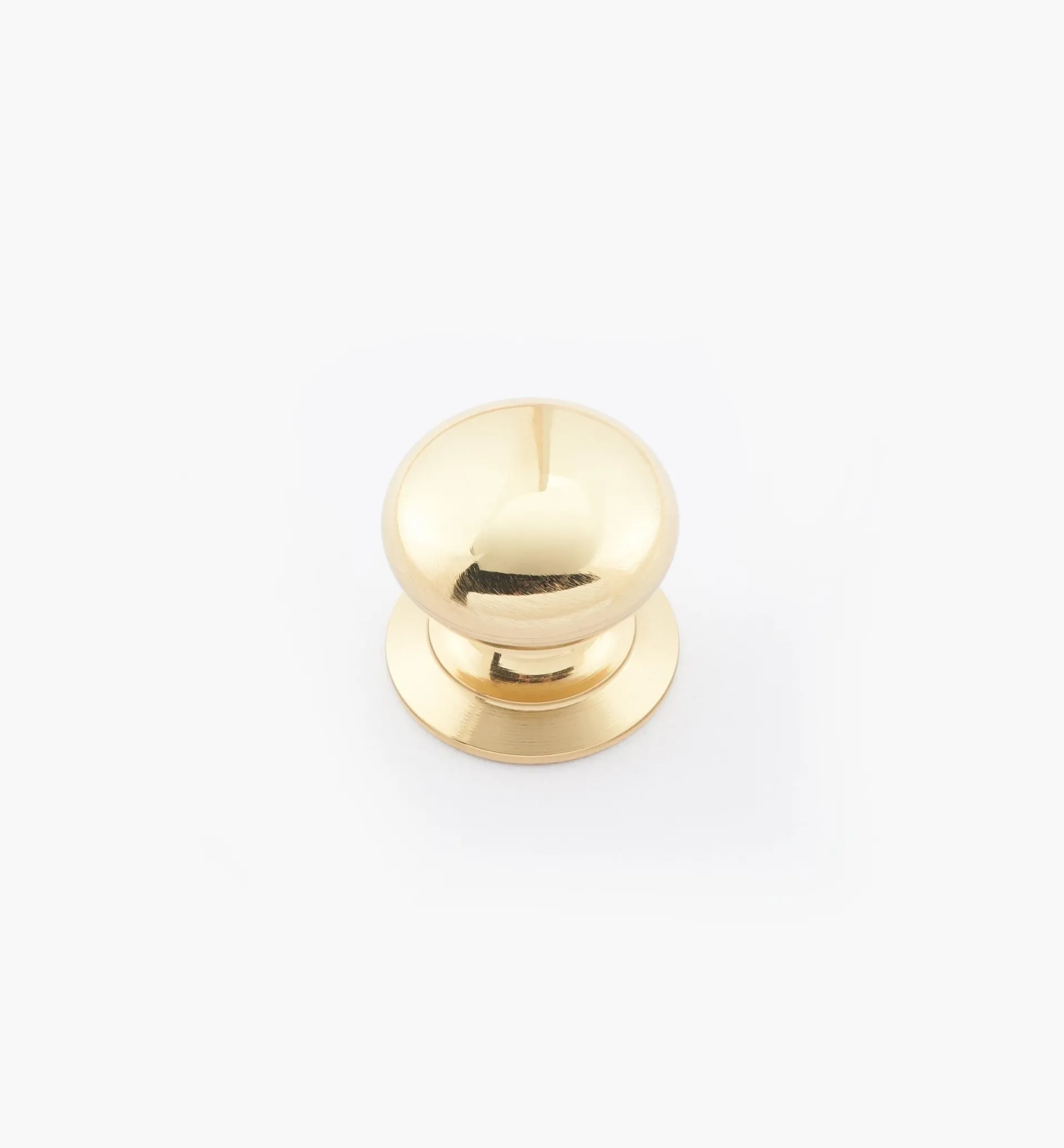 Lee Valley Round Brass Plain Knobs
