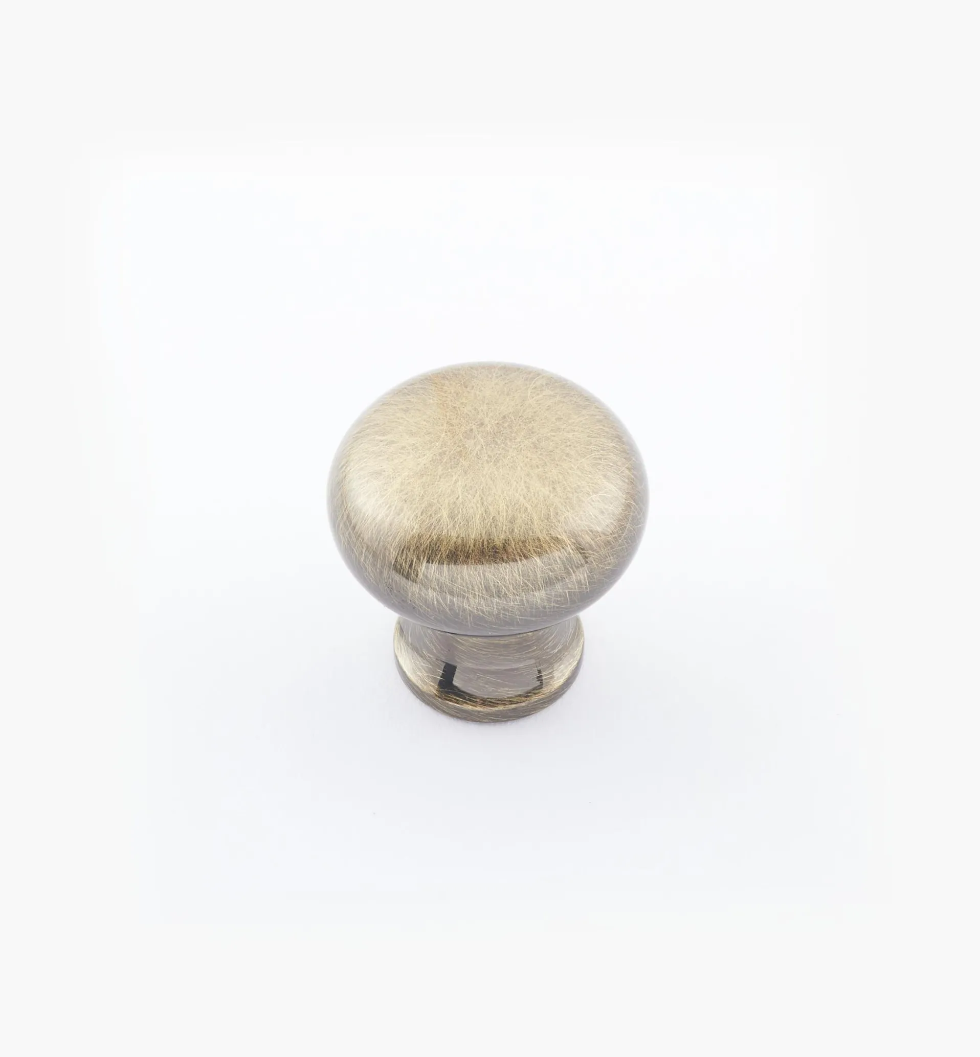 Lee Valley Round Brass Plain Knobs