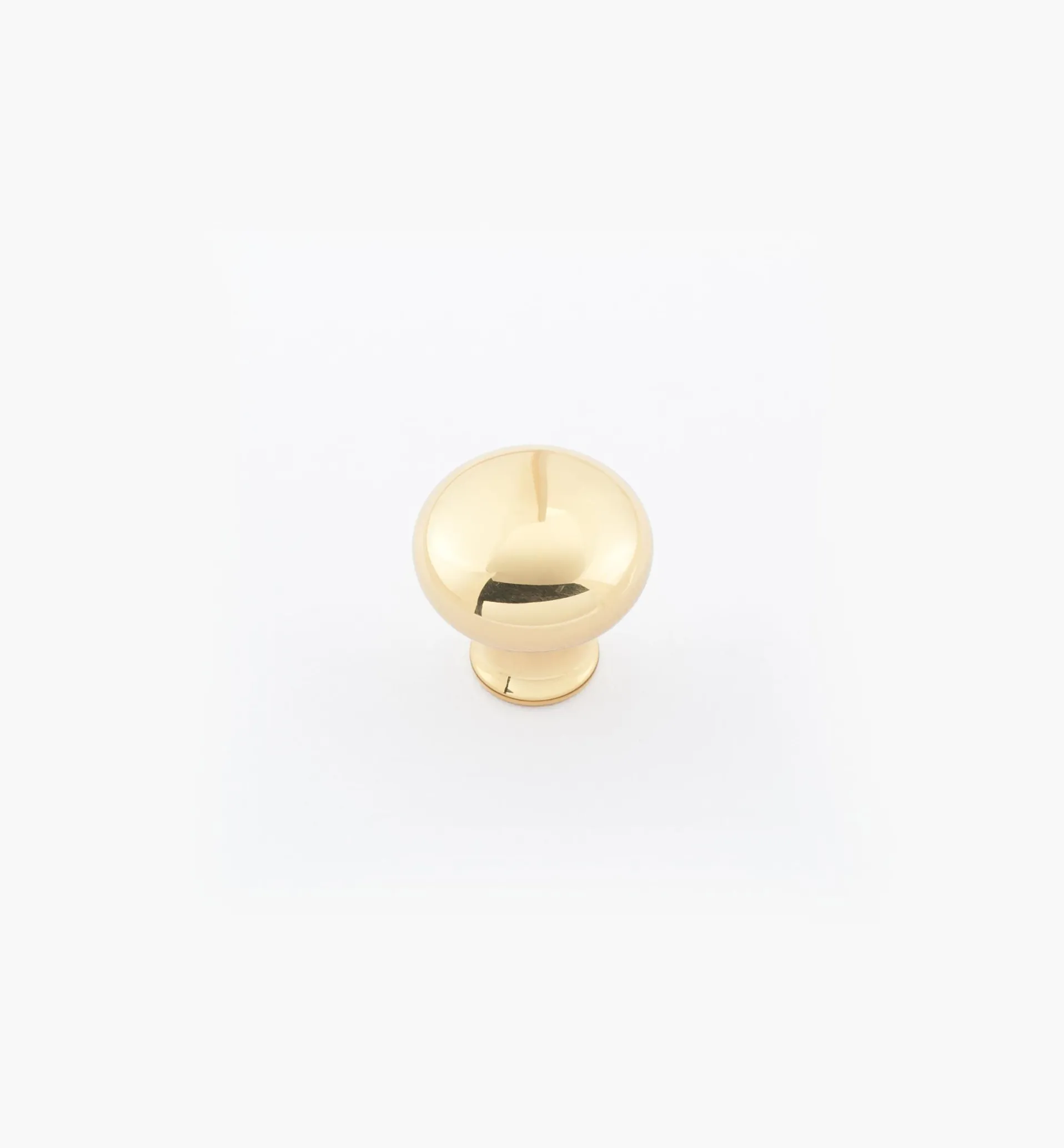 Lee Valley Round Brass Plain Knobs
