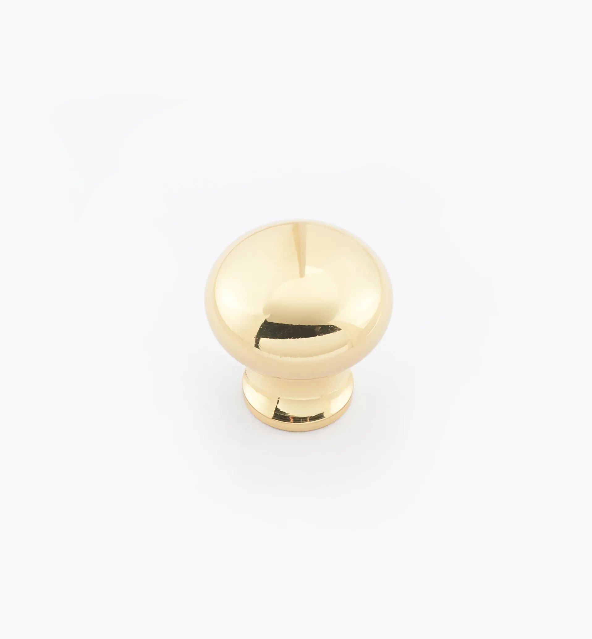 Lee Valley Round Brass Plain Knobs
