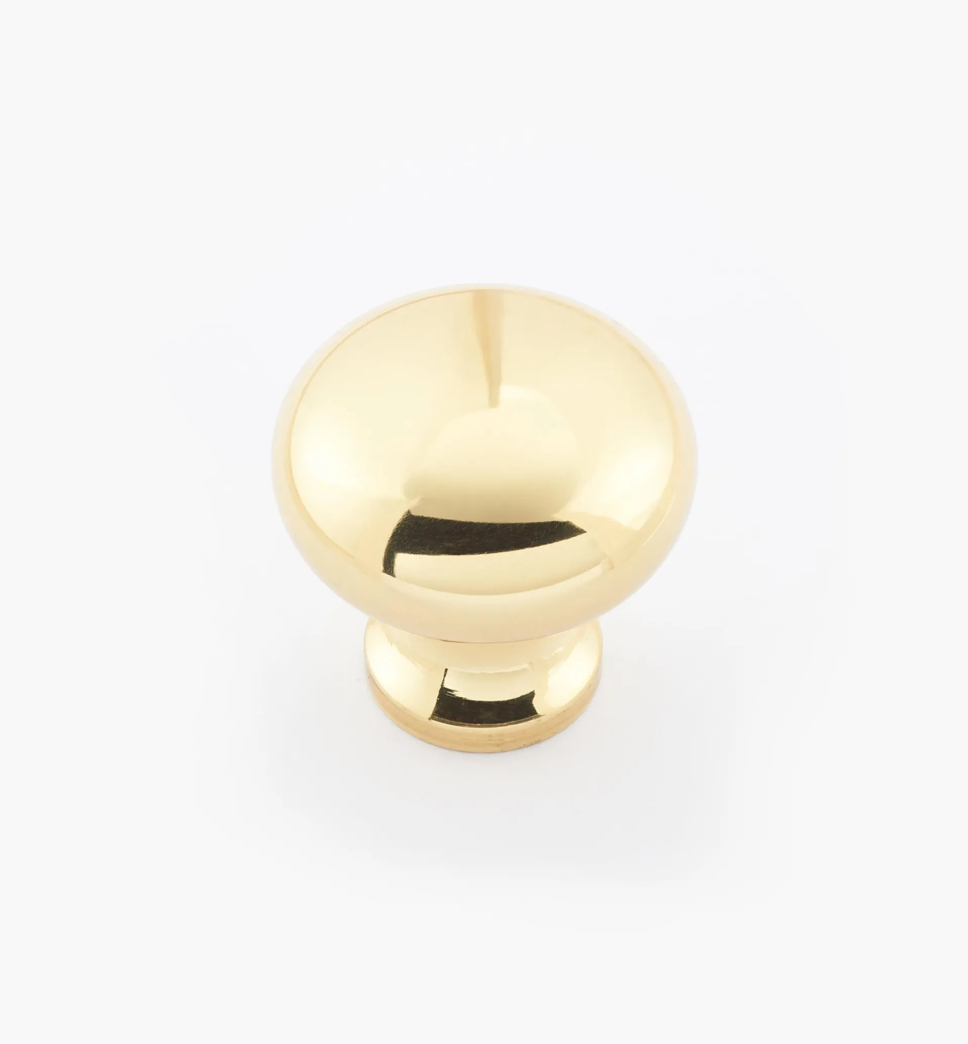 Lee Valley Round Brass Plain Knobs
