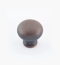 Lee Valley Round Brass Plain Knobs