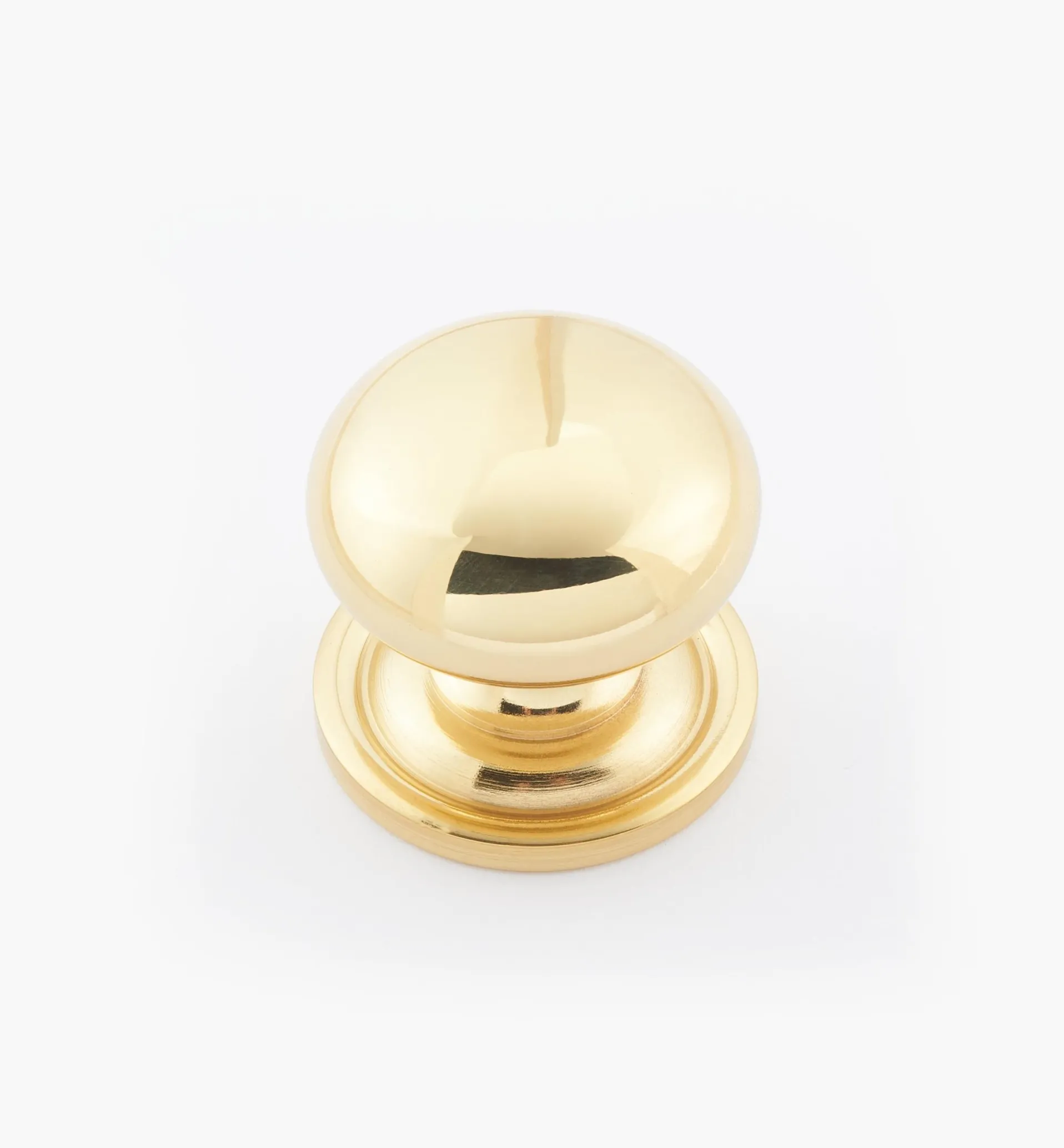 Lee Valley Round Brass Plain Knobs