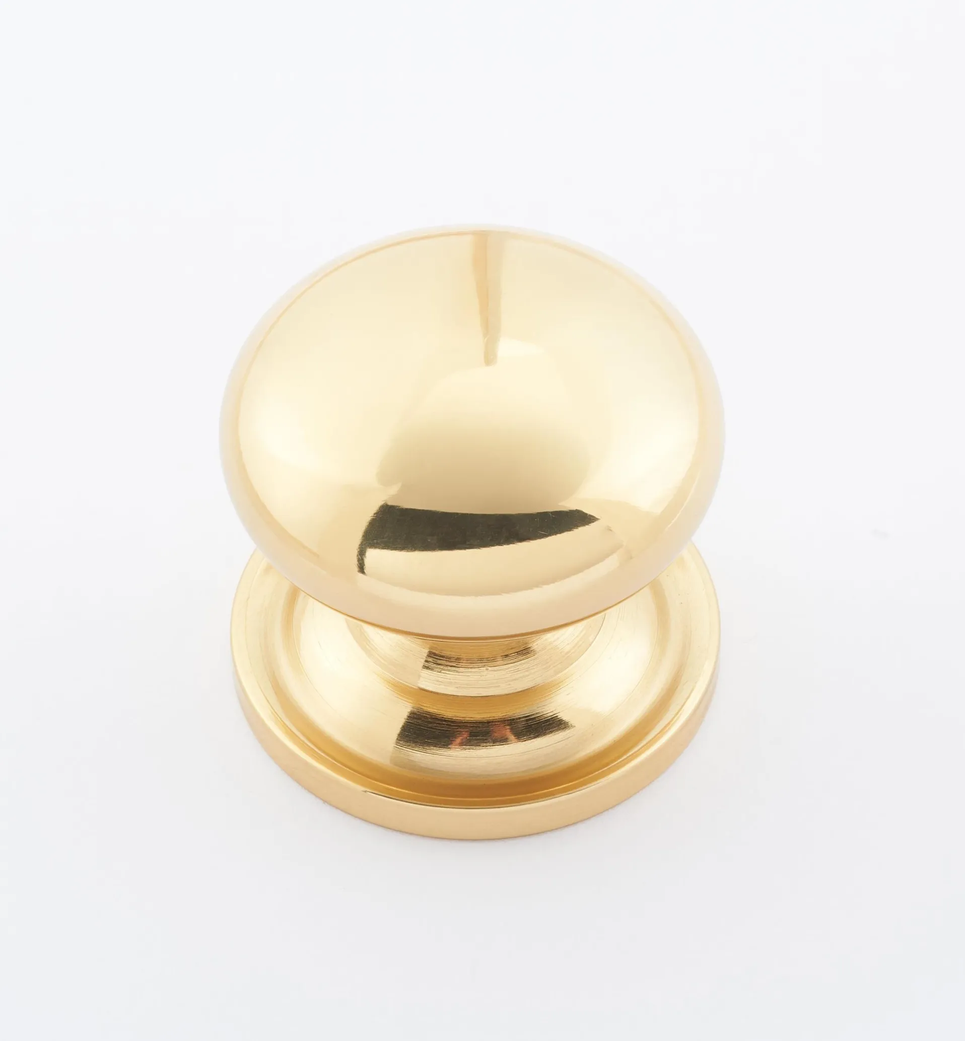 Lee Valley Round Brass Plain Knobs