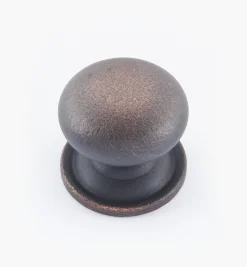 Lee Valley Round Brass Plain Knobs