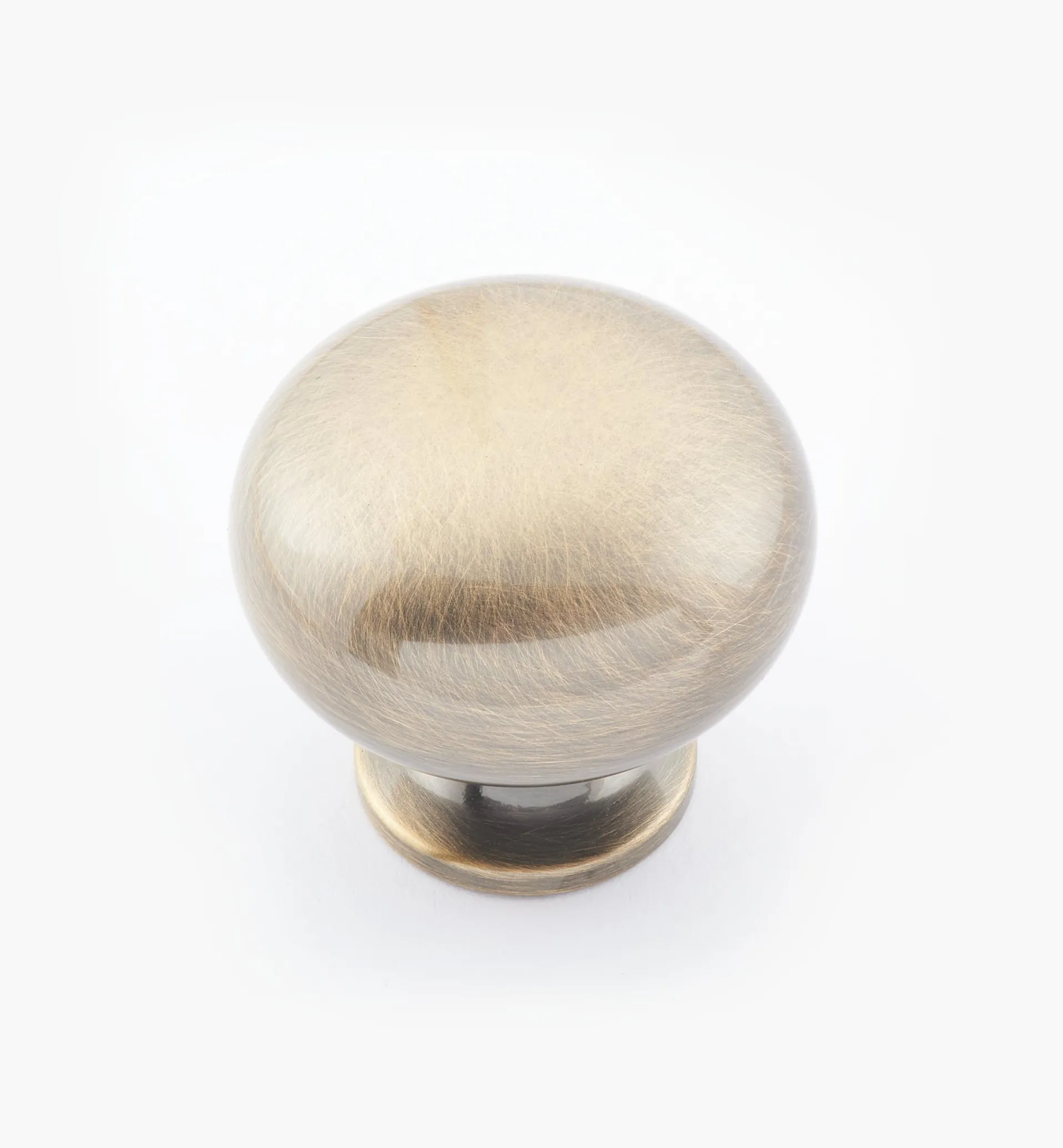 Lee Valley Round Brass Plain Knobs