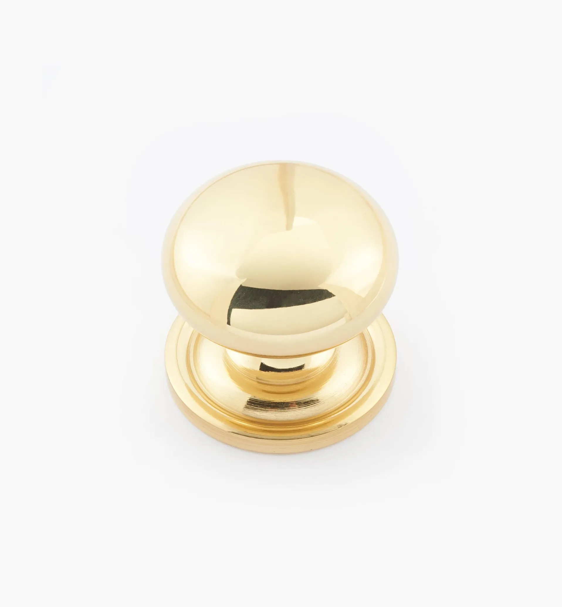 Lee Valley Round Brass Plain Knobs