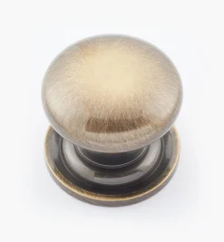 Lee Valley Round Brass Plain Knobs