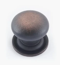 Lee Valley Round Brass Plain Knobs