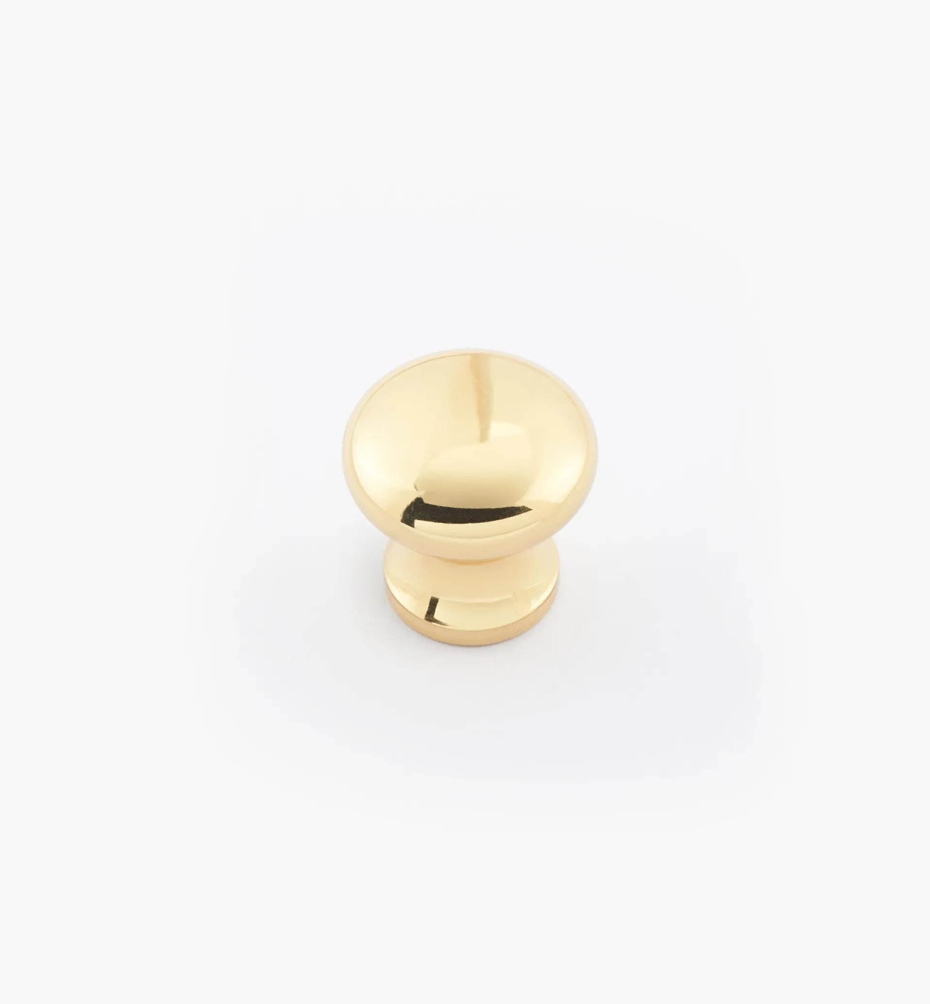 Lee Valley Round Brass Plain Knobs