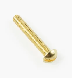 Lee Valley Round-Head Slot Brass Machine Screws