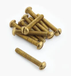 Lee Valley Round-Head Slot Brass Machine Screws