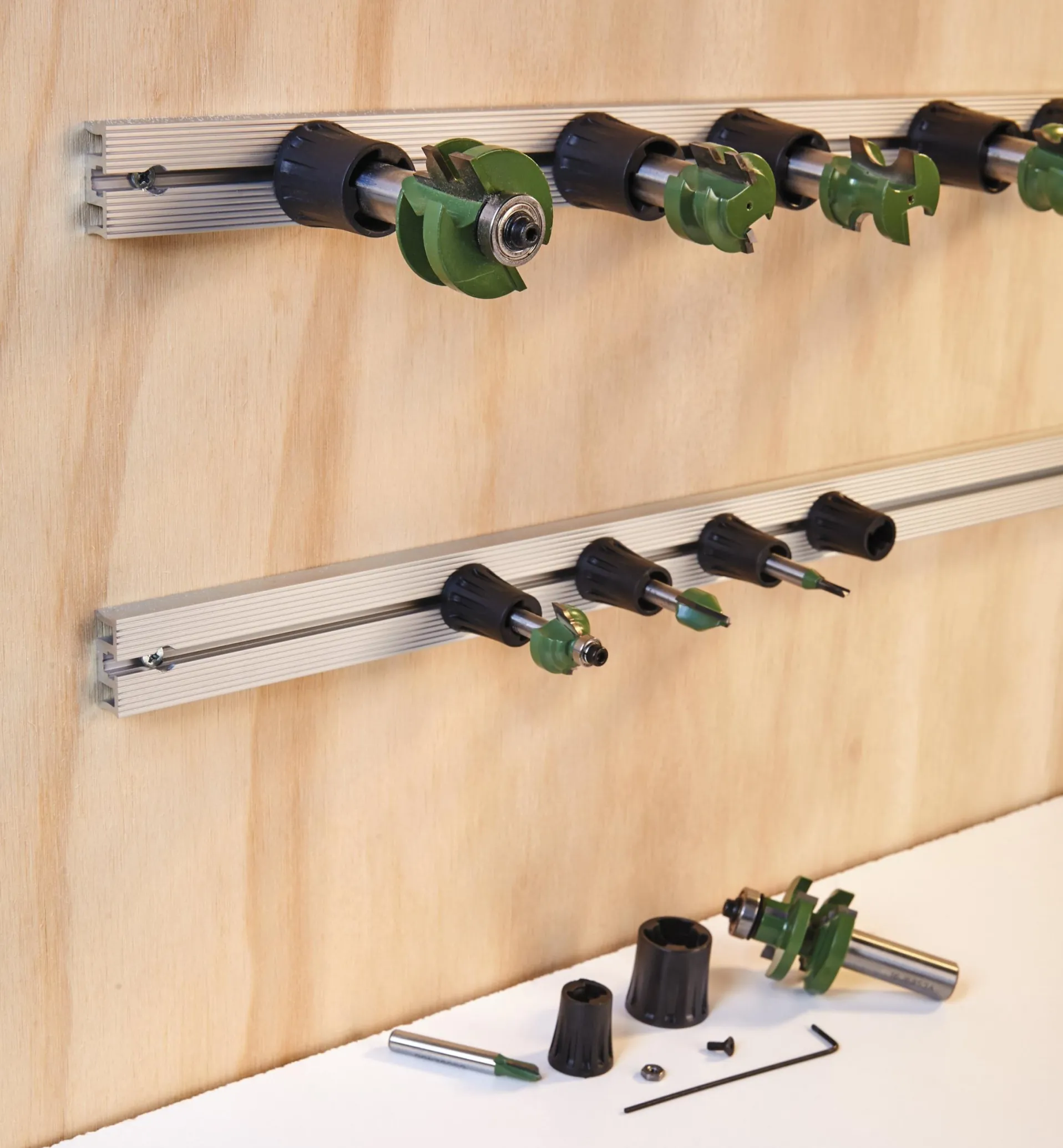 Lee Valley Router Bit Holder Track