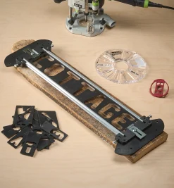 Lee Valley Router Letter Template Set