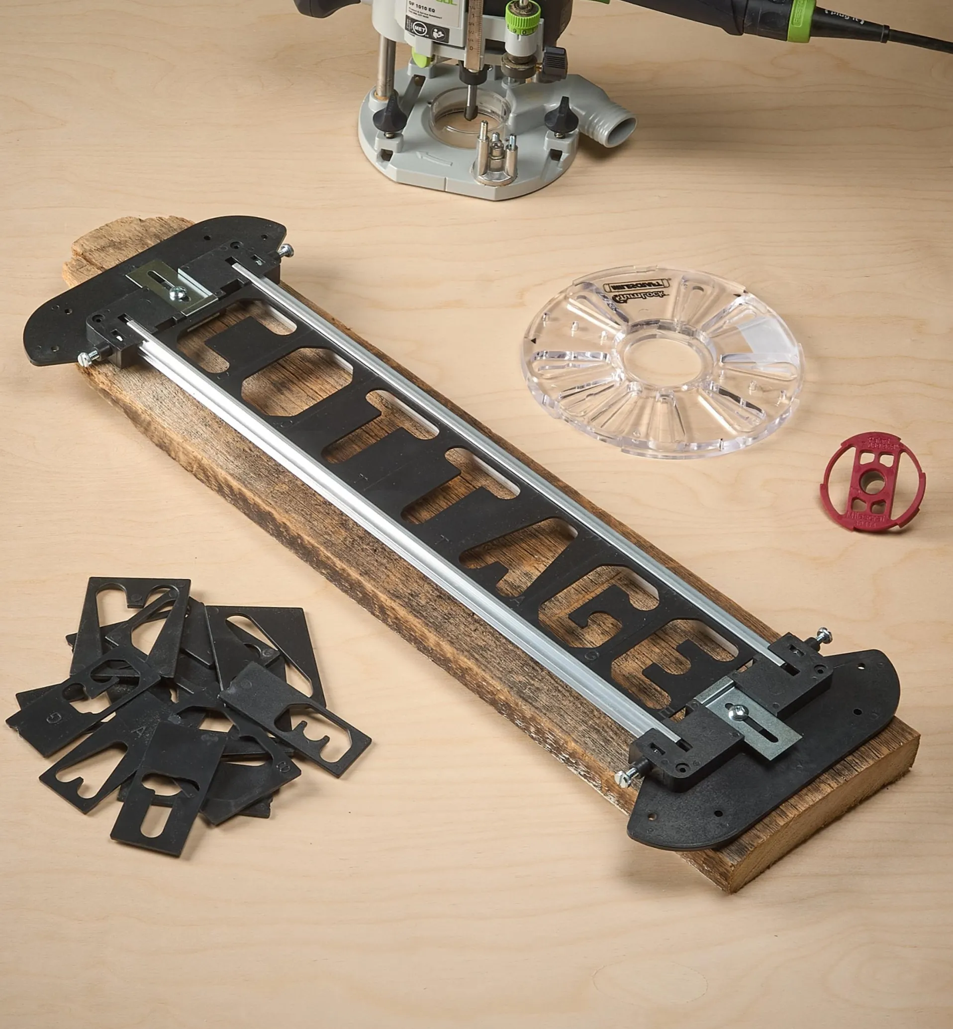 Lee Valley Router Letter Template Set