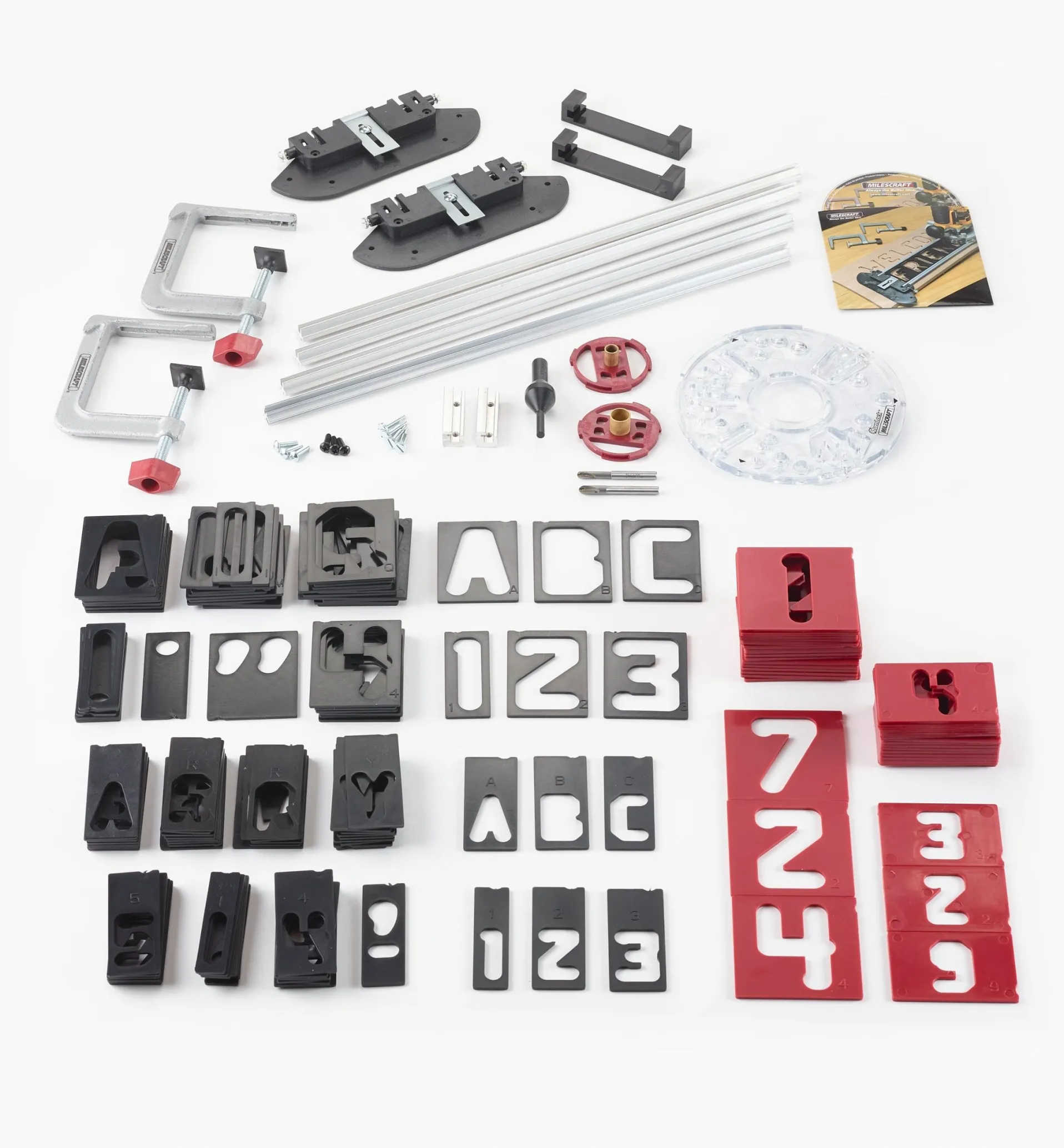 Lee Valley Router Letter Template Set