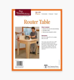 Lee Valley Router Table Plan