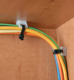 Lee Valley Saddle Mounts For Cable Ties