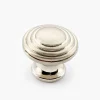 Lee Valley Satin Nickel Cast Modern Round Knob