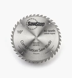 Lee Valley SawStop 10" 40-Tooth Combination Blade