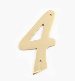 Lee Valley Script Cast Brass House Numbers