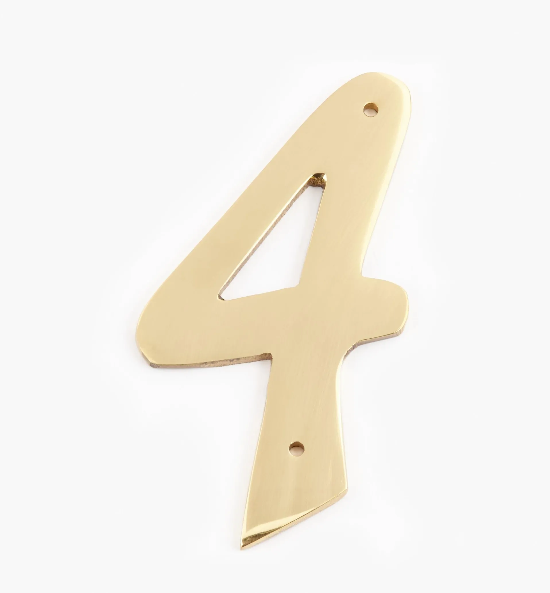 Lee Valley Script Cast Brass House Numbers