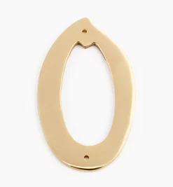 Lee Valley Script Cast Brass House Numbers