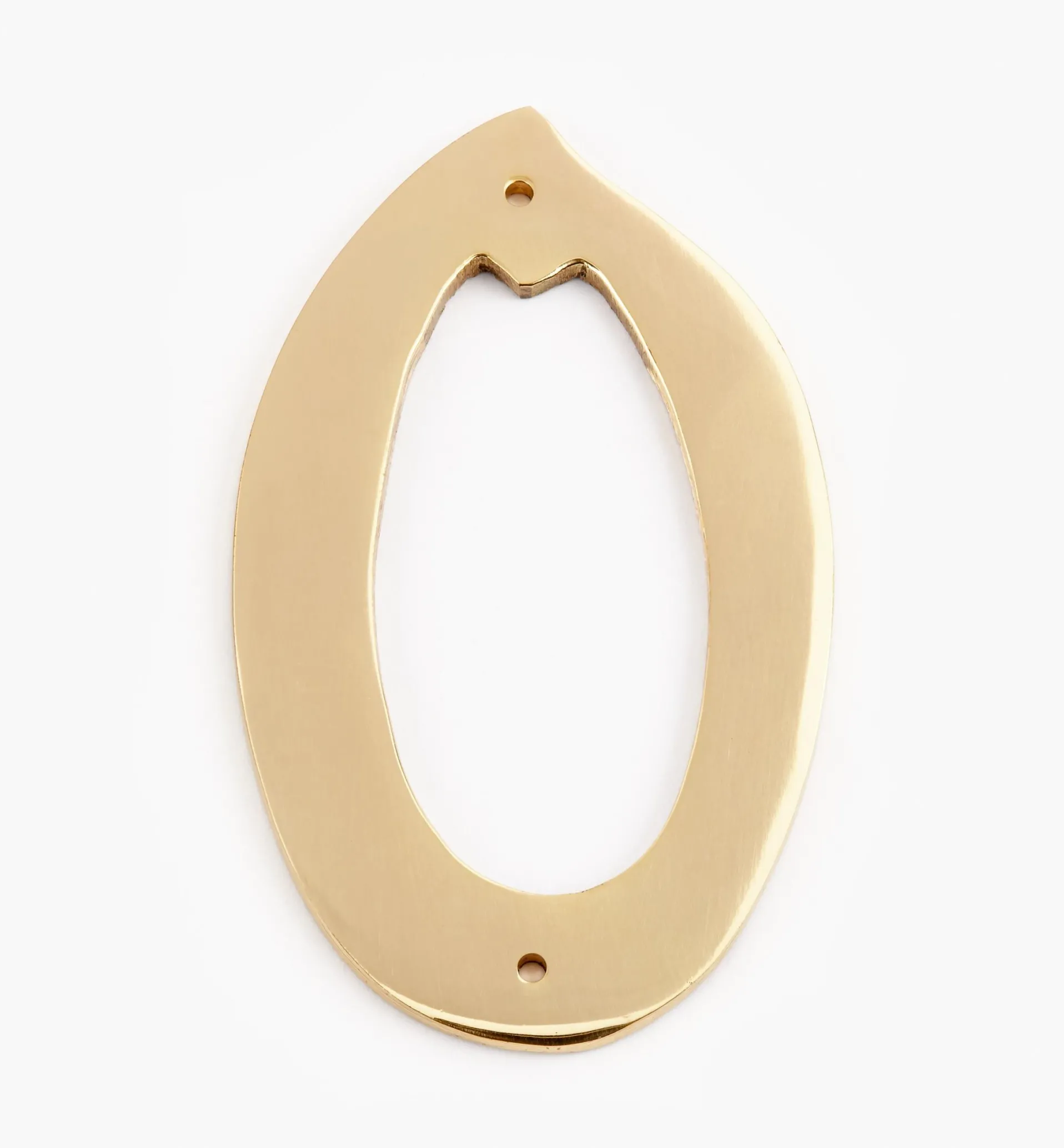 Lee Valley Script Cast Brass House Numbers