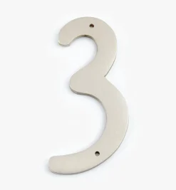 Lee Valley Script Cast Brass House Numbers